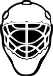 Goalie Mask Simple Bold